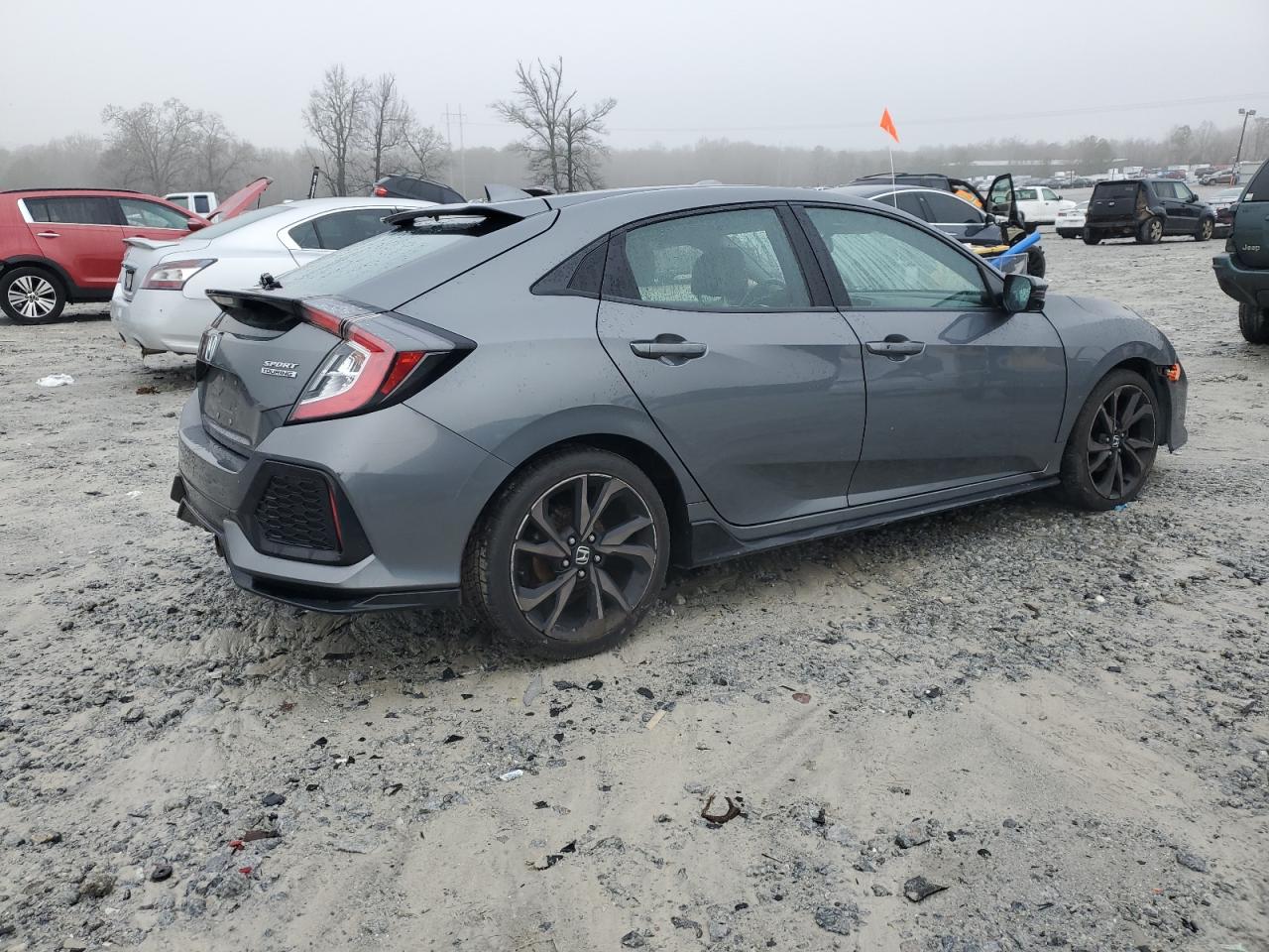 2018 Honda Civic VIN SHHFK7H96JU223998 Copart auction photo, front end / undercarriage damage thumbnail 3