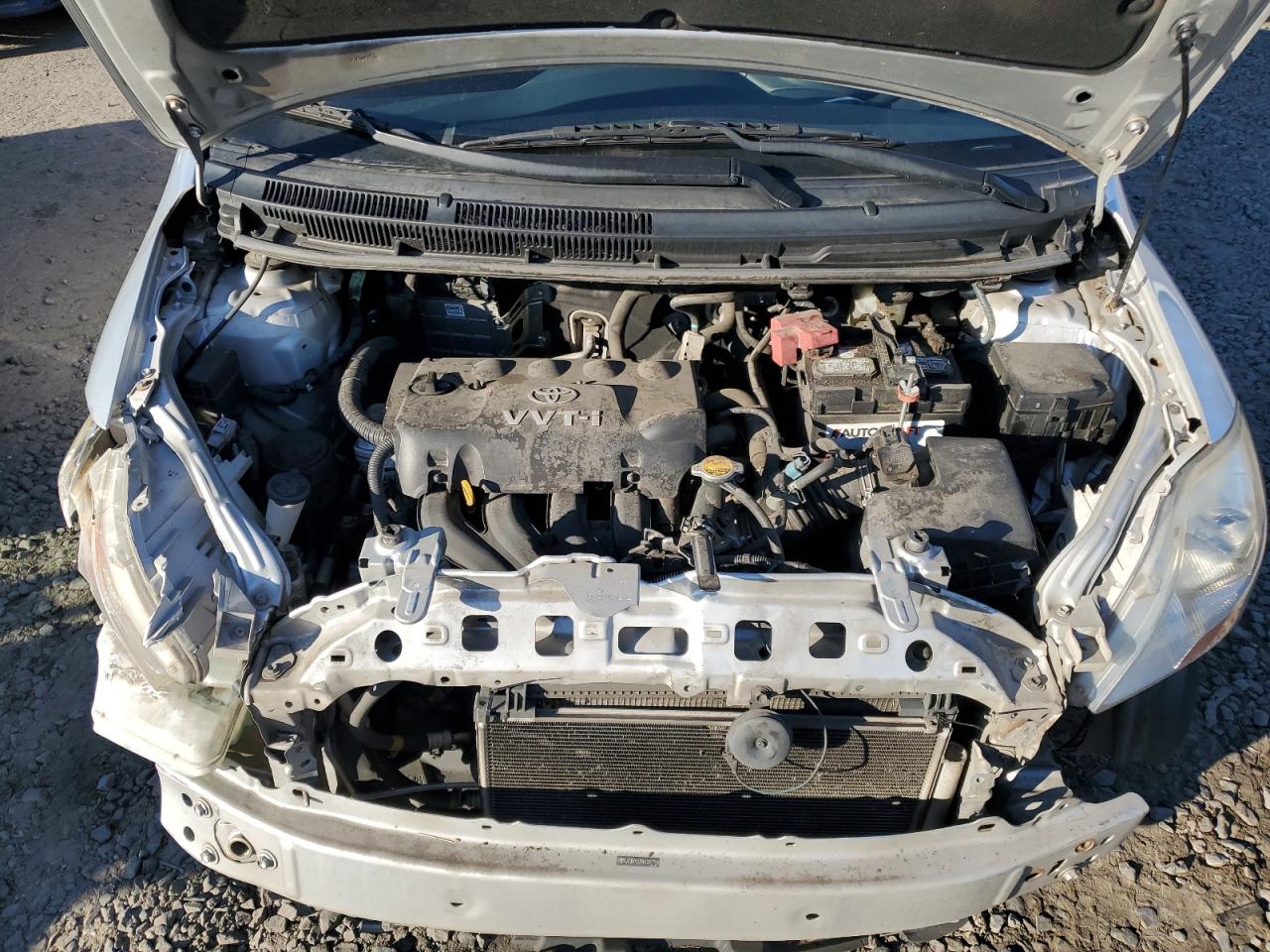 2008 Toyota Yaris VIN JTDBT923981290210 Copart auction photo, front end damage thumbnail 11