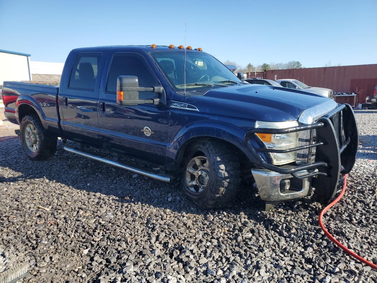 2012 Ford F250 VIN 1FT7W2BT2CED23795 Copart auction photo, front end / rear end damage thumbnail 4