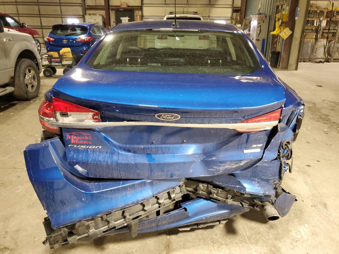 2017 Ford Fusion VIN 3FA6P0HD0HR156635 Copart auction photo, rear end / front end damage thumbnail 6
