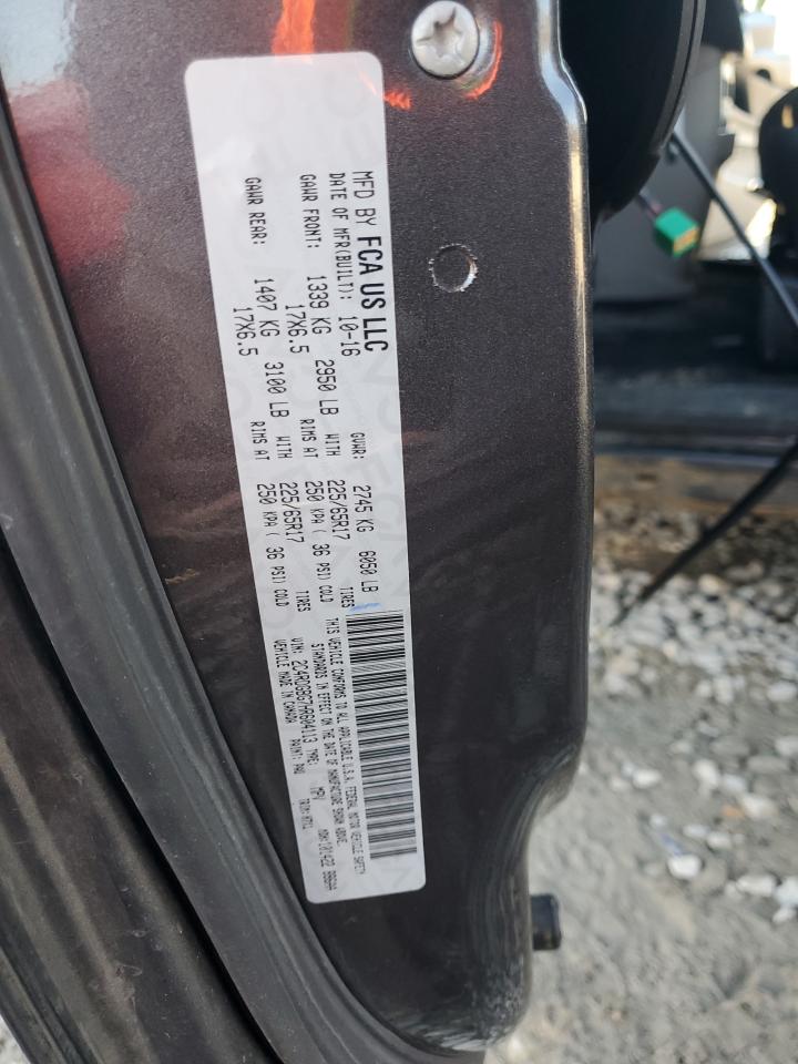 2017 Dodge Caravan VIN 2C4RDGBG7HR604113 Copart auction photo, front end damage thumbnail 14