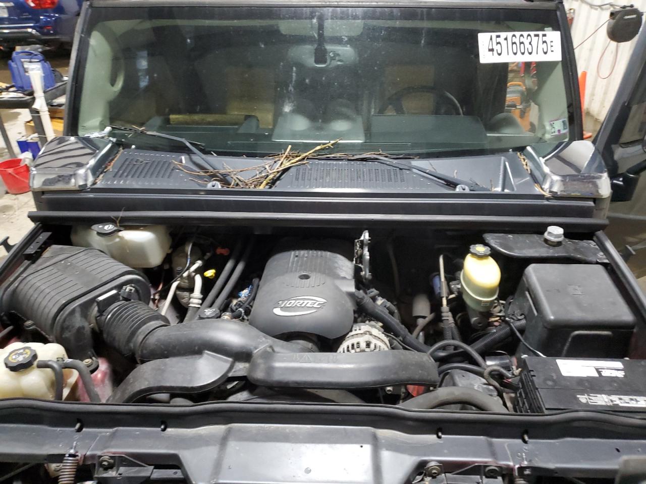 2003 Hummer H2 VIN 5GRGN23U73H127407 Copart auction photo, side / rear end damage thumbnail 12