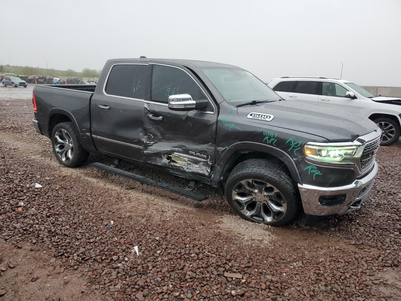 2019 RAM 1500 VIN 1C6SRFHTXKN512958 Copart auction photo, side damage thumbnail 4
