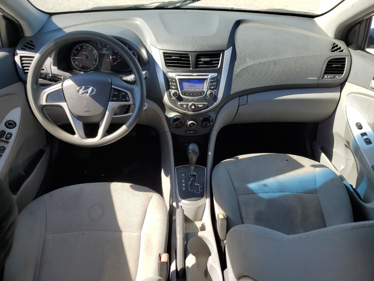 2014 Hyundai Accent VIN KMHCT5AE6EU153120 Copart auction photo, water/flood damage thumbnail 8