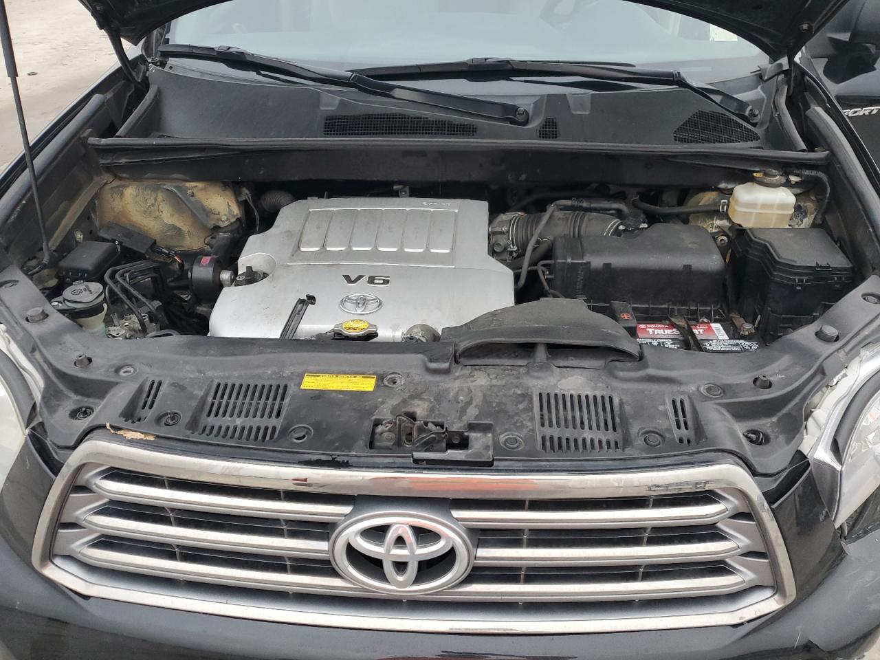 2008 Toyota Highlander VIN JTEES43A382089280 Copart auction photo, side / front end damage thumbnail 13