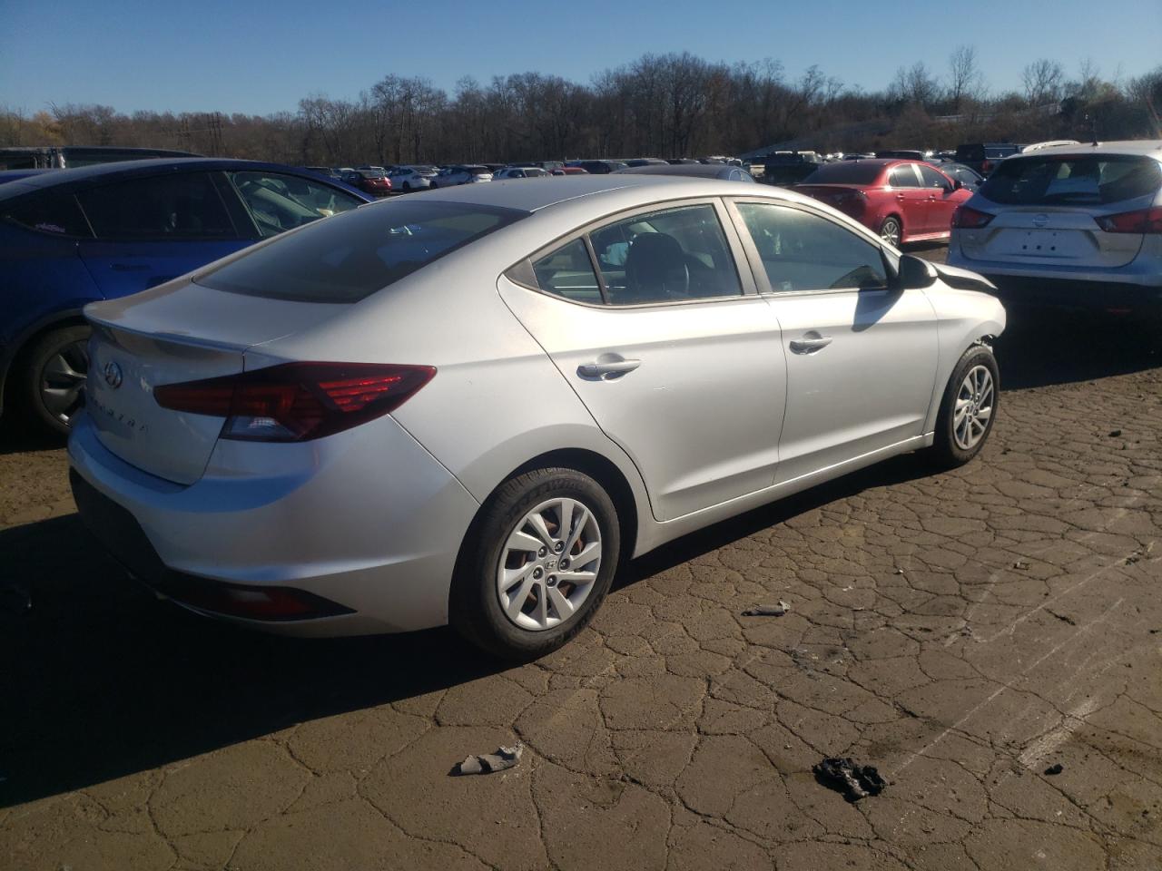 2019 Hyundai Elantra VIN 5NPD74LF5KH420802 Copart auction photo, front end damage thumbnail 3