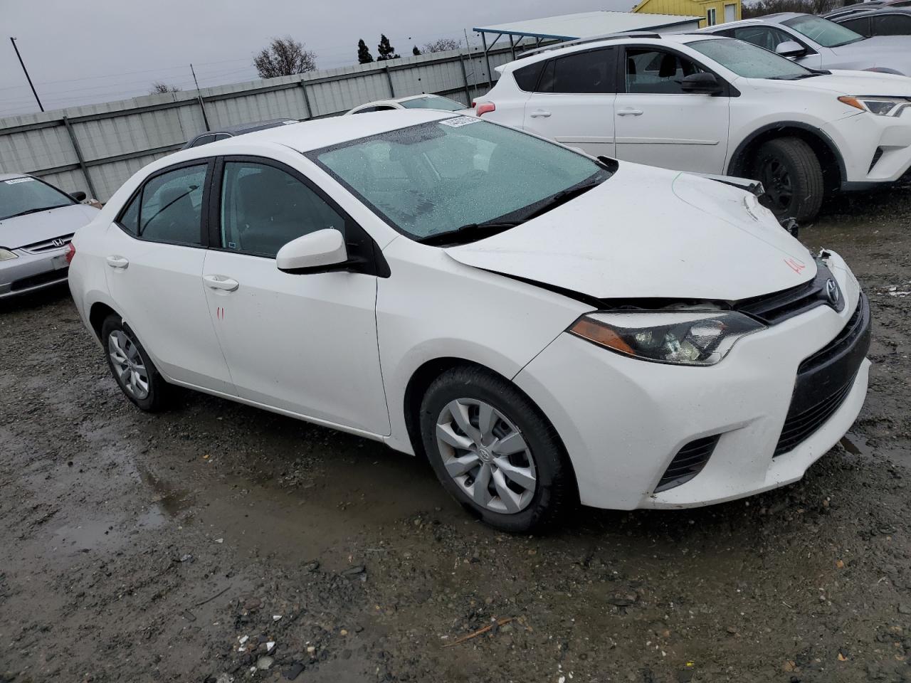 2015 Toyota Corolla VIN 5YFBURHE5FP213803 Copart auction photo, front end damage thumbnail 4