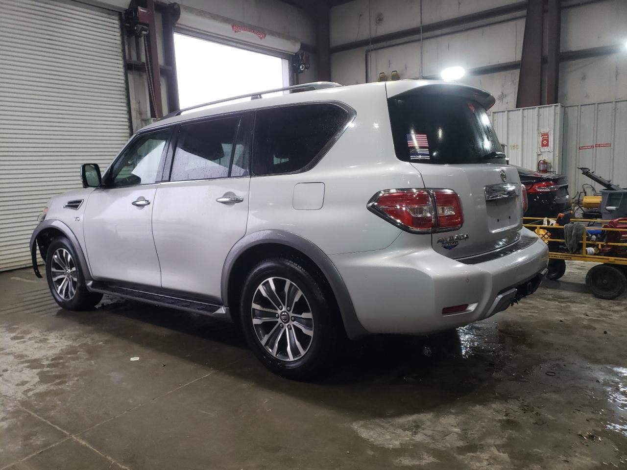 2019 Nissan Armada VIN JN8AY2NC8KX510476 Copart auction photo, front end / rear end damage thumbnail 2