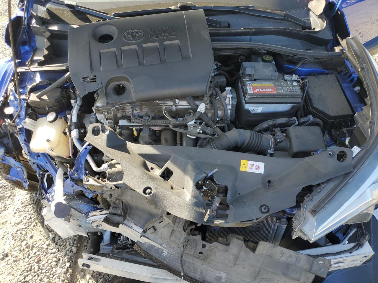 2018 Toyota C-HR VIN NMTKHMBX5JR047444 Copart auction photo, front end damage thumbnail 13