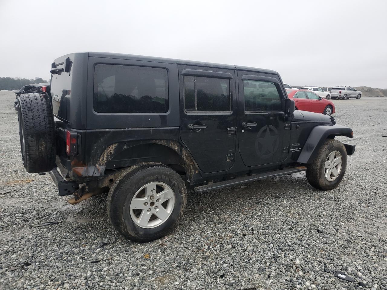 2016 Jeep Wrangler VIN 1C4BJWDG0GL339835 Copart auction photo, rear end damage thumbnail 3