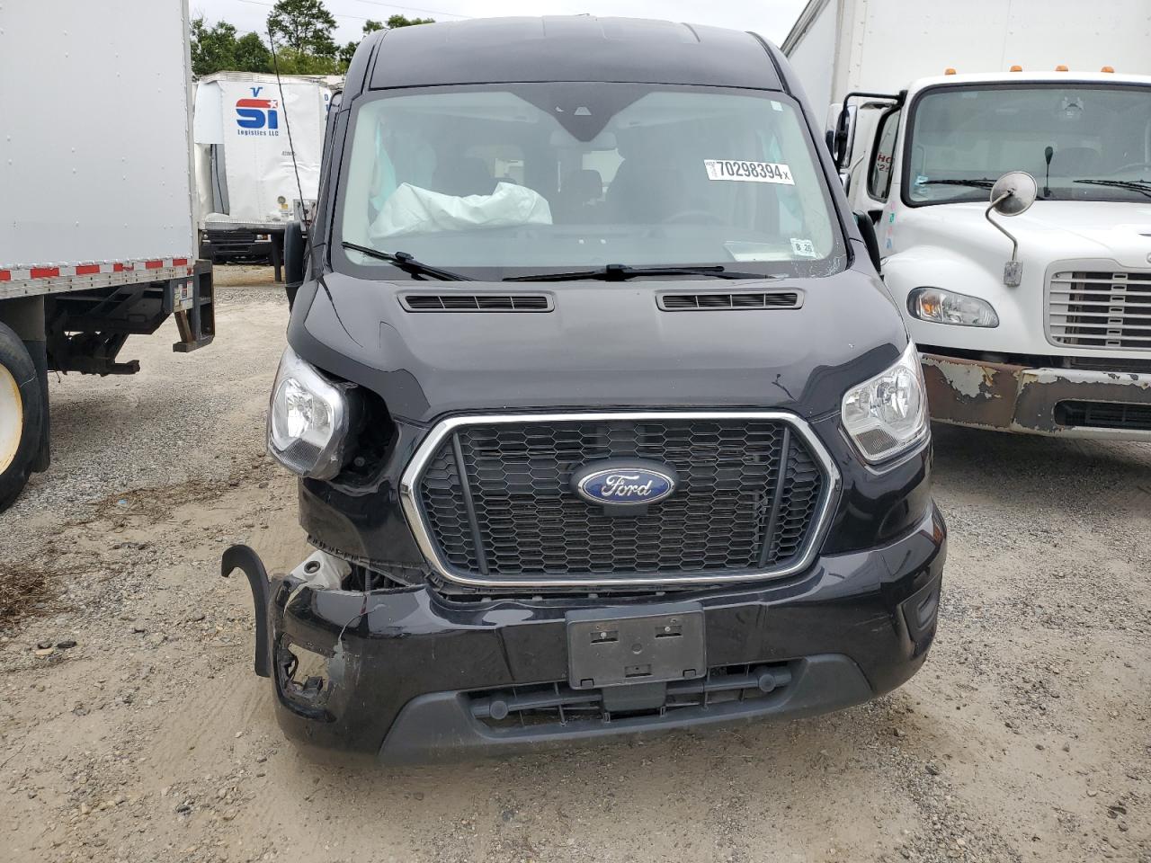 2021 Ford Transit VIN 1FBAX2C8XMKA64753 Copart auction photo, side / front end damage thumbnail 5