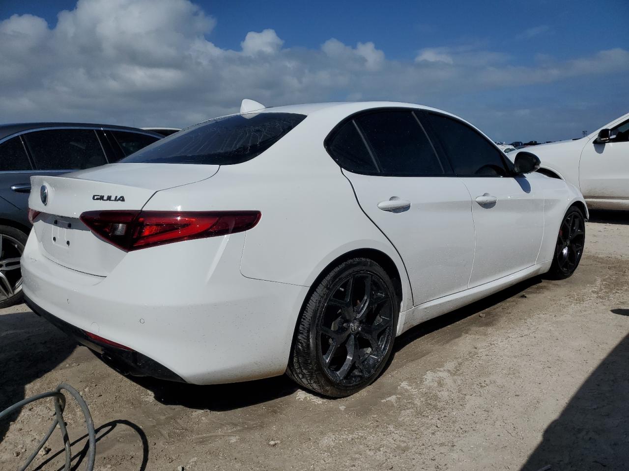 2020 Alfa Romeo Giulia VIN ZARFAMAN3L7633926 Copart auction photo, water/flood / front end damage thumbnail 3