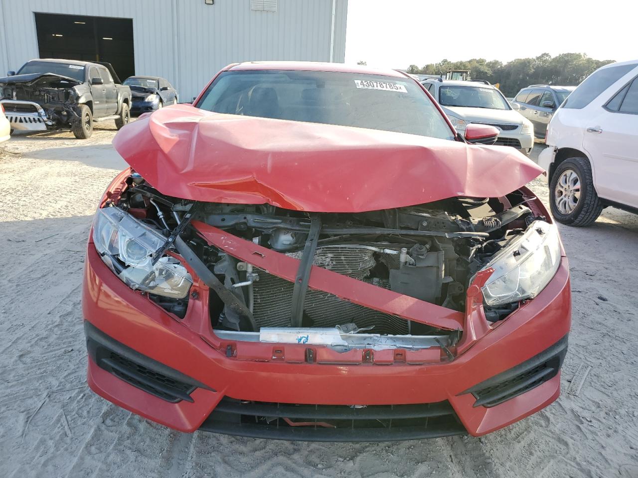 2017 Honda Civic VIN 2HGFC2F7XHH552857 Copart auction photo, front end damage thumbnail 5