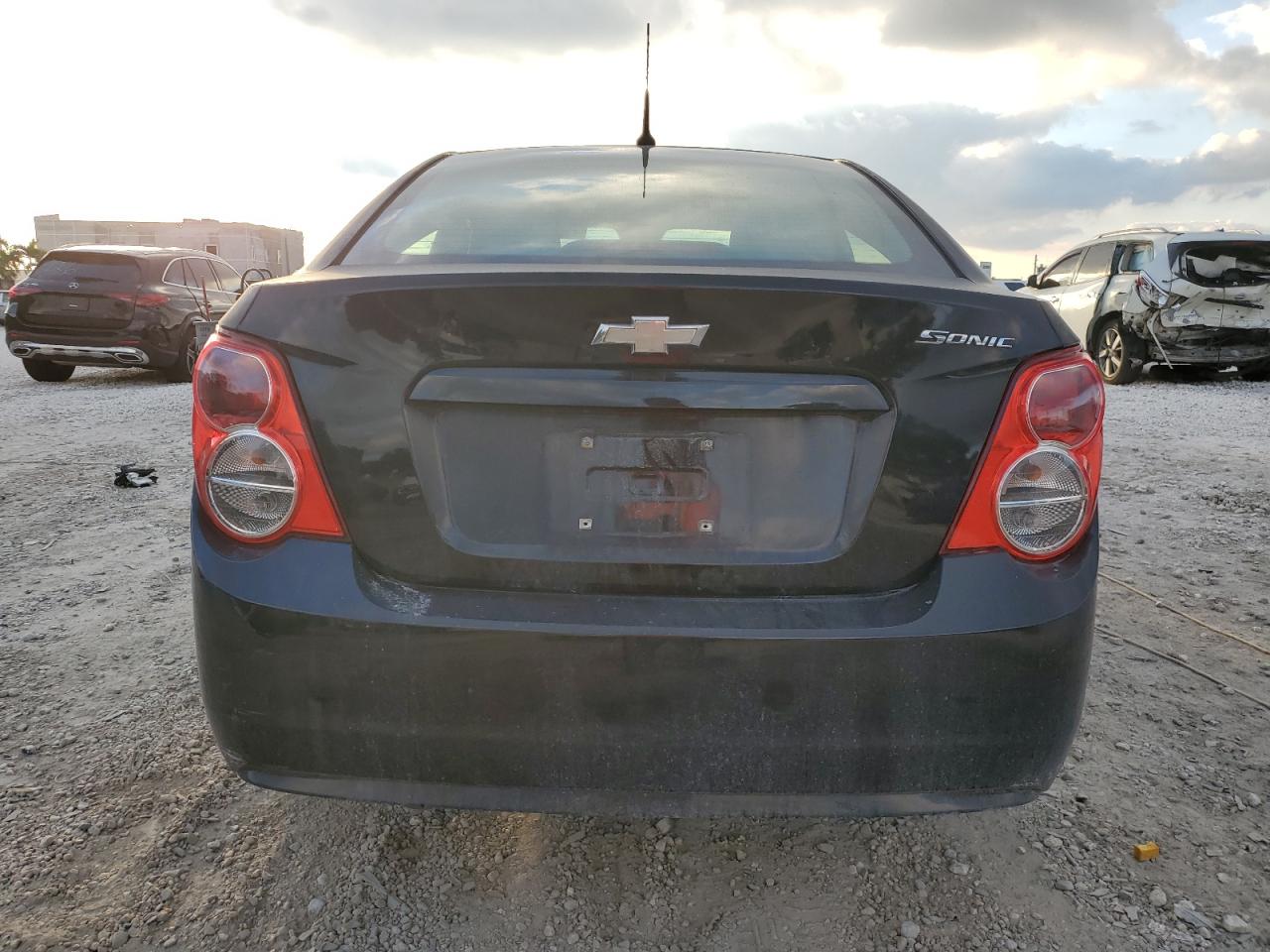 2013 Chevrolet Sonic VIN 1G1JA5SG7D4255728 Copart auction photo, front end / undercarriage damage thumbnail 6