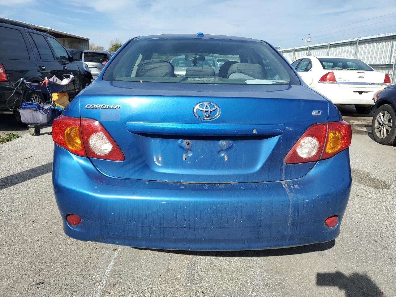 2010 Toyota Corolla VIN 1NXBU4EE2AZ202594 Copart auction photo, front end / rear end damage thumbnail 6