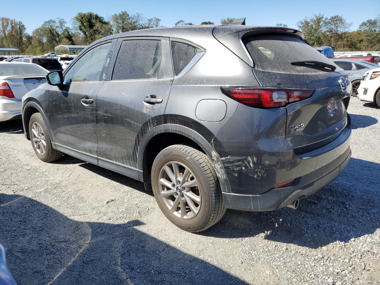 2022 Mazda CX-5 VIN JM3KFBCM8N1607211 Copart auction photo, water/flood damage thumbnail 2