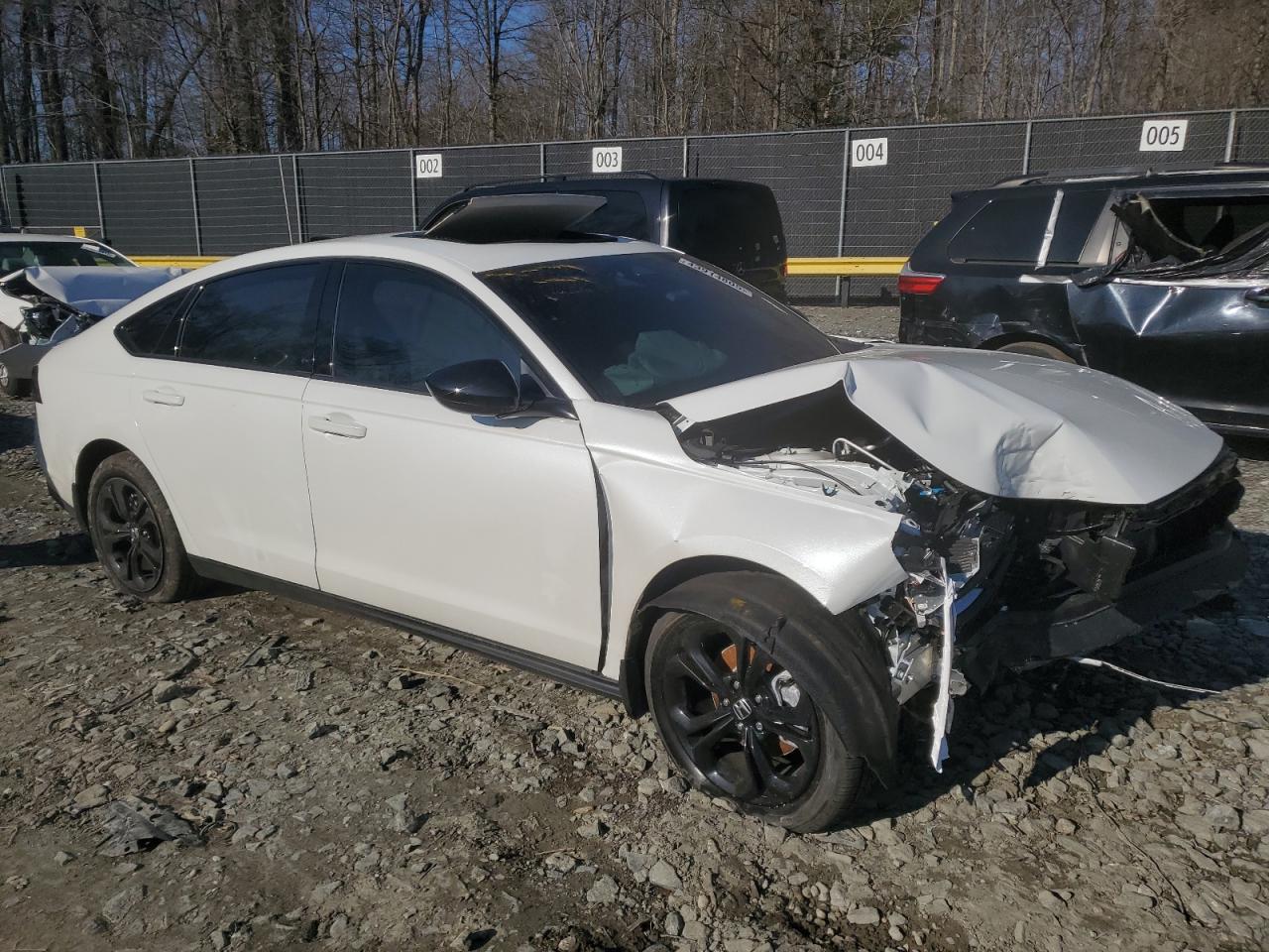 2025 Honda Accord VIN 1HGCY1F46SA002517 Copart auction photo, front end damage thumbnail 4