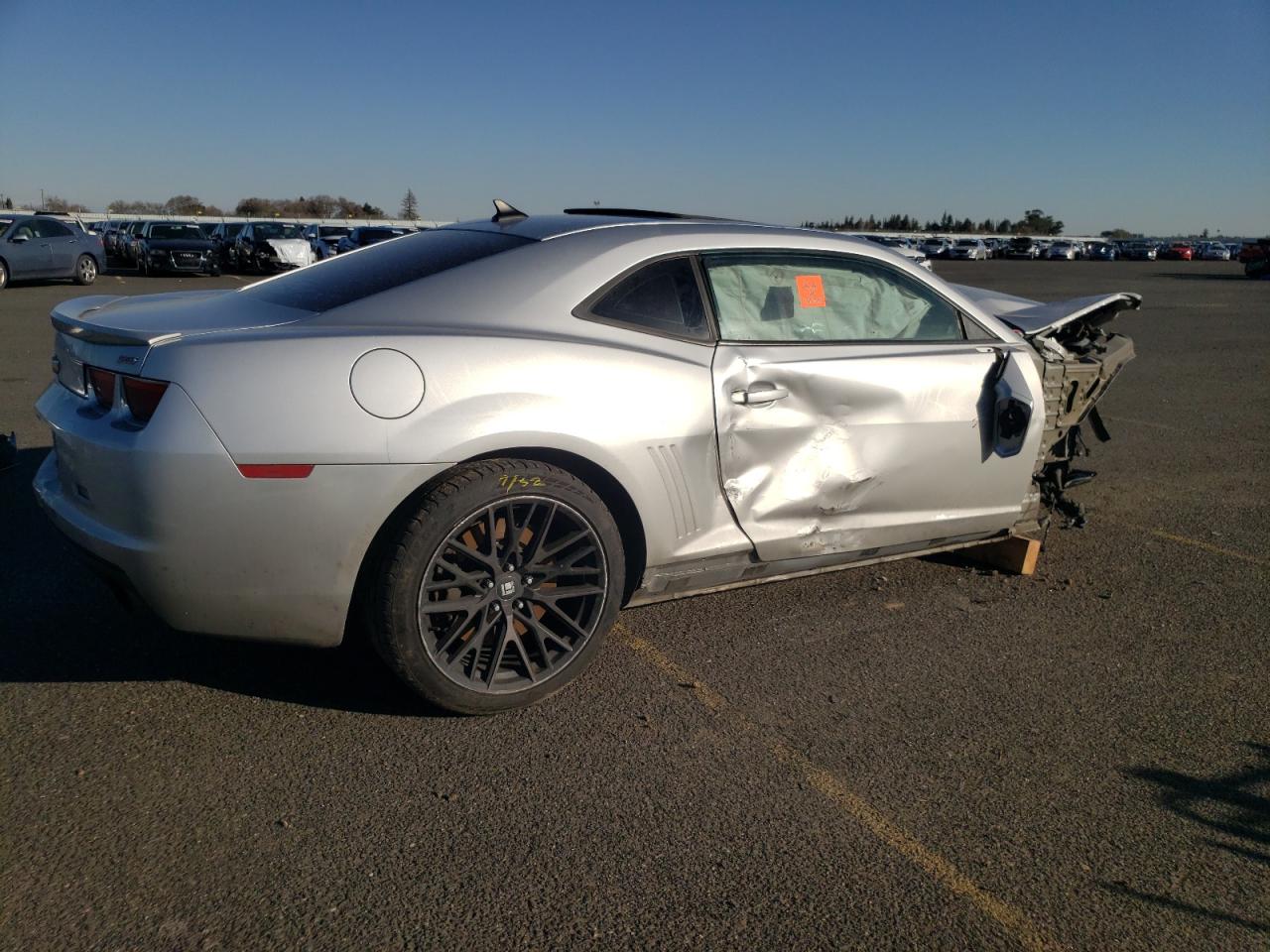 2010 Chevrolet Camaro VIN 2G1FK1EJ6A9108439 Copart auction photo, front end / side damage thumbnail 3