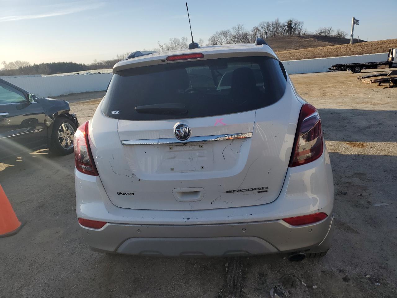 2019 Buick Encore VIN KL4CJGSM4KB756824 Copart auction photo, front end damage thumbnail 6