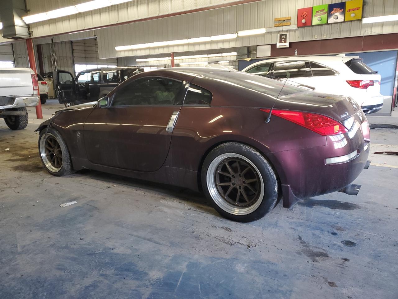 2006 Nissan 350Z VIN JN1AZ34D36M305344 Copart auction photo, front end damage thumbnail 2