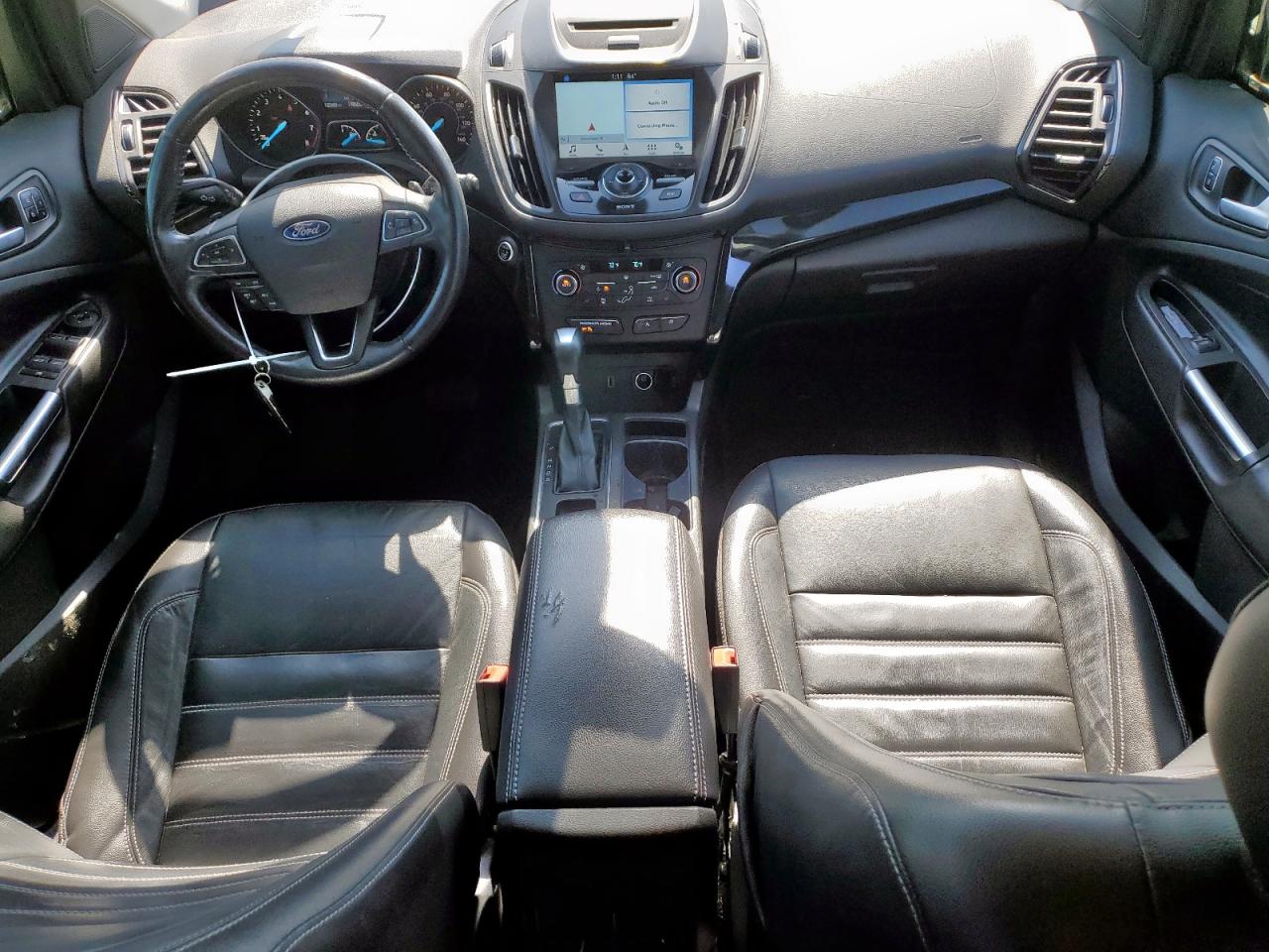 2017 Ford Escape VIN 1FMCU0J9XHUA93513 Copart auction photo, front end damage thumbnail 8