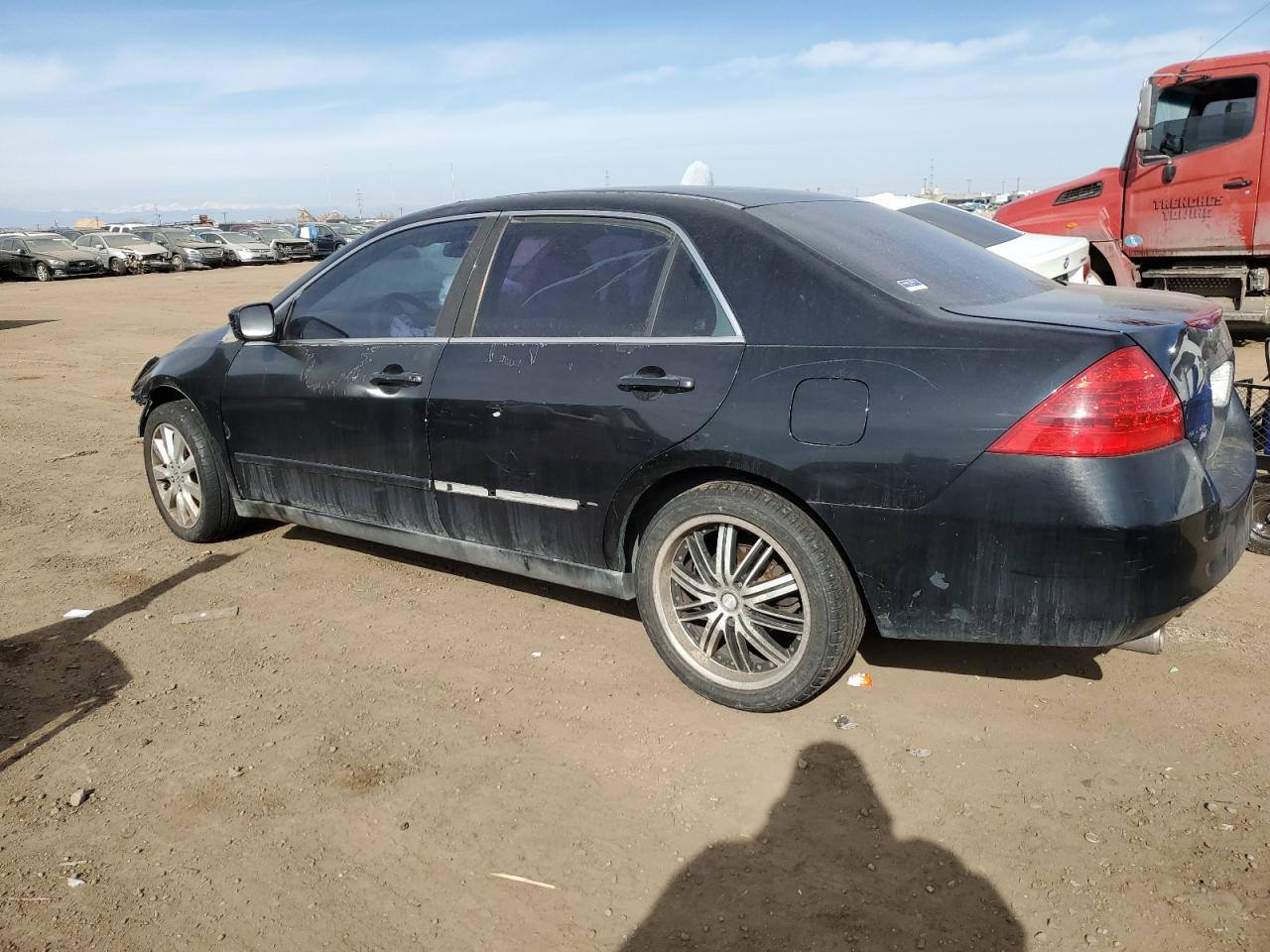 2007 Honda Accord VIN 1HGCM66447A054759 Copart auction photo, front end damage thumbnail 2