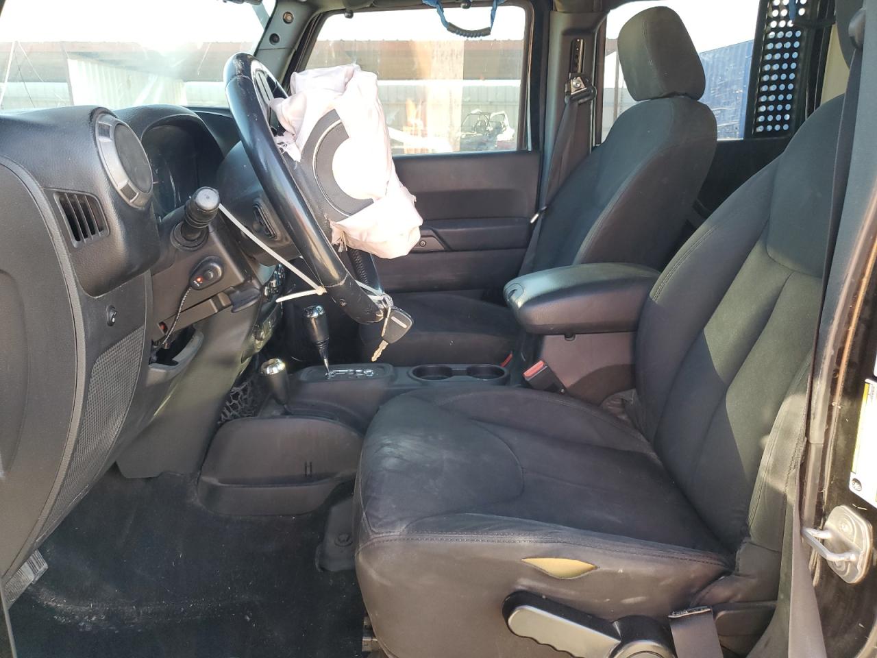 2014 Jeep Wrangler VIN 1C4HJWDG3EL115420 Copart auction photo, front end damage thumbnail 7