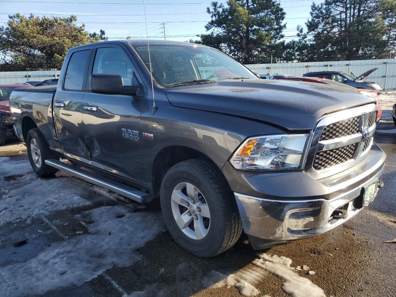 2017 RAM 1500 VIN 1C6RR7GT6HS797805 Copart auction photo, side / rear end damage thumbnail 4