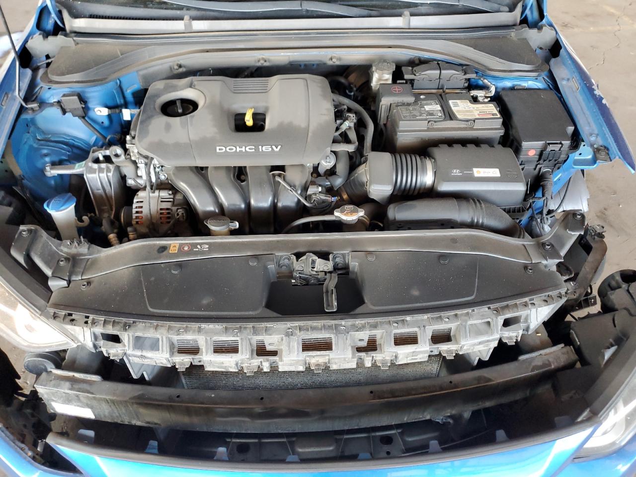 2017 Hyundai Elantra VIN 5NPD84LF6HH061787 Copart auction photo, front end / side damage thumbnail 13