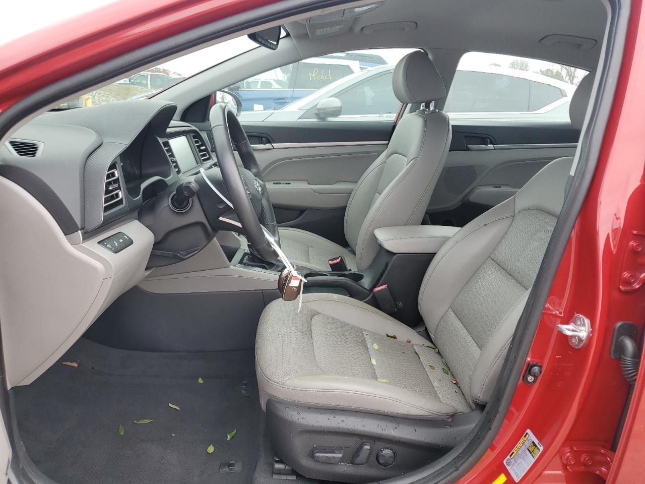 2019 Hyundai Elantra VIN KMHD84LF9KU805424 Copart auction photo, water/flood damage thumbnail 7