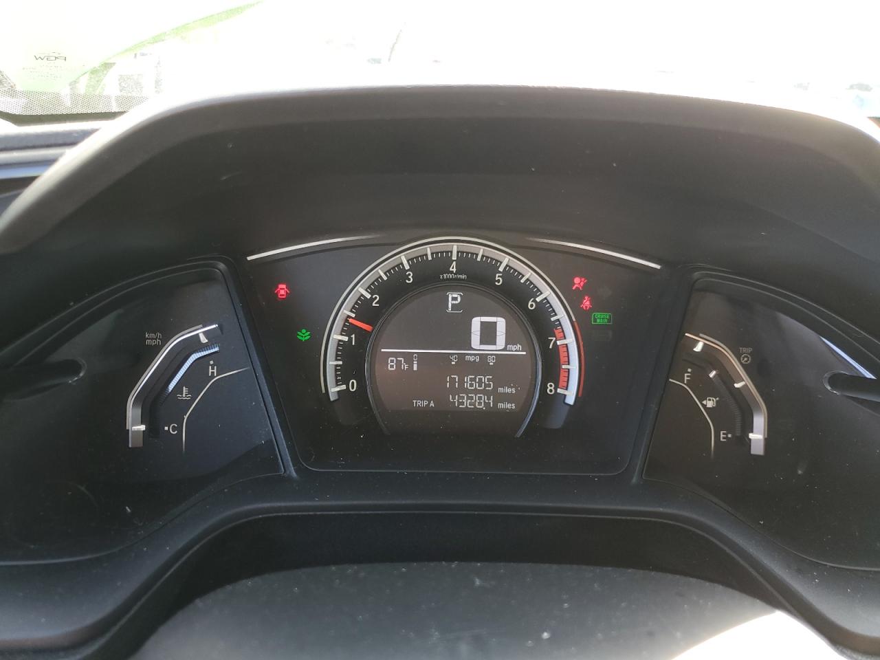 2016 Honda Civic VIN 2HGFC4B57GH304810 Copart auction photo, front end damage thumbnail 9
