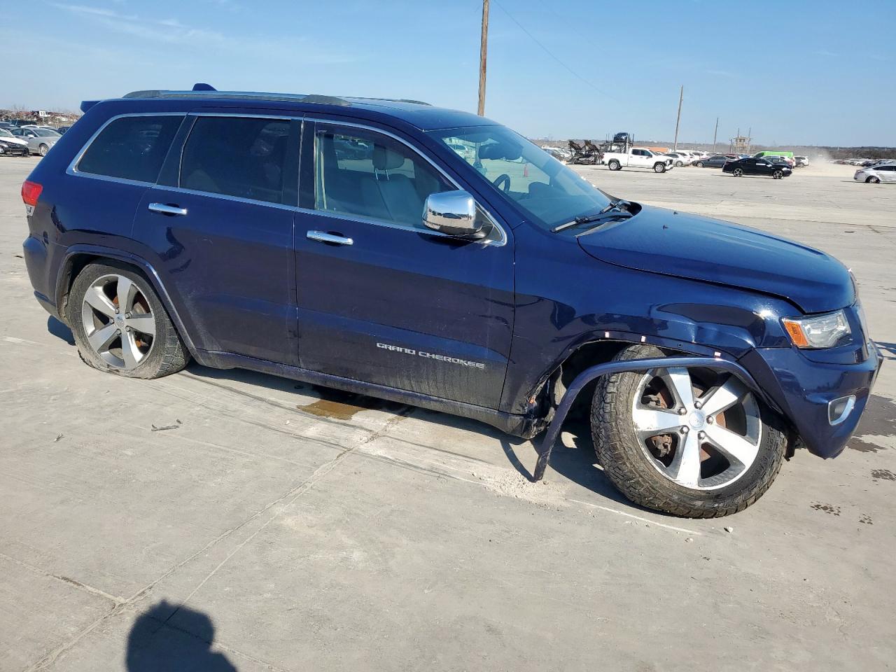 2014 Jeep Grand Cherokee VIN 1C4RJFCG7EC379763 Copart auction photo, front end damage thumbnail 4