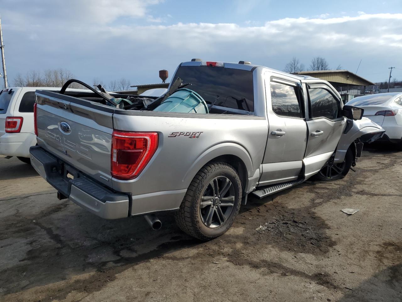 2021 Ford F-150 VIN 1FTFW1E81MFB06229 Copart auction photo, all over damage thumbnail 3