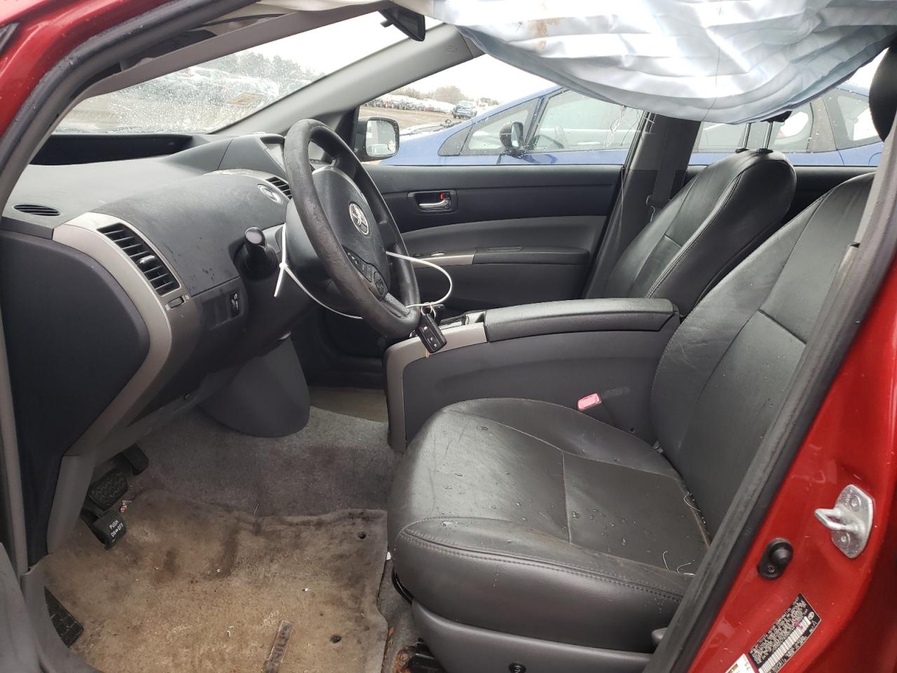 2008 Toyota Prius VIN JTDKB20U183320164 Copart auction photo, front end / side damage thumbnail 7