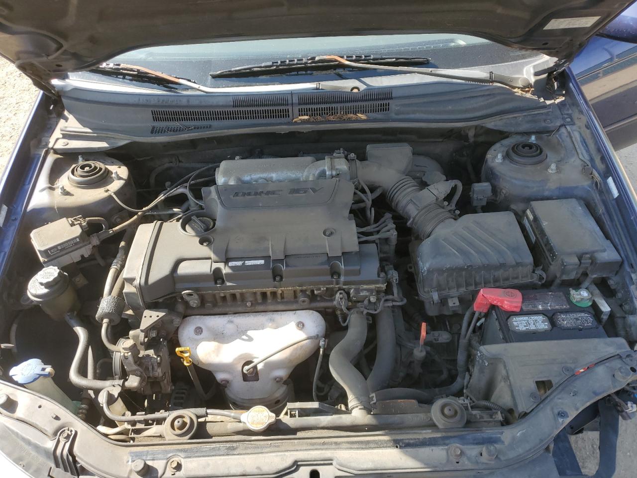 2008 KIA Spectra VIN KNAFE121285555180 Copart auction photo, front end / minor dent/scratches damage thumbnail 12