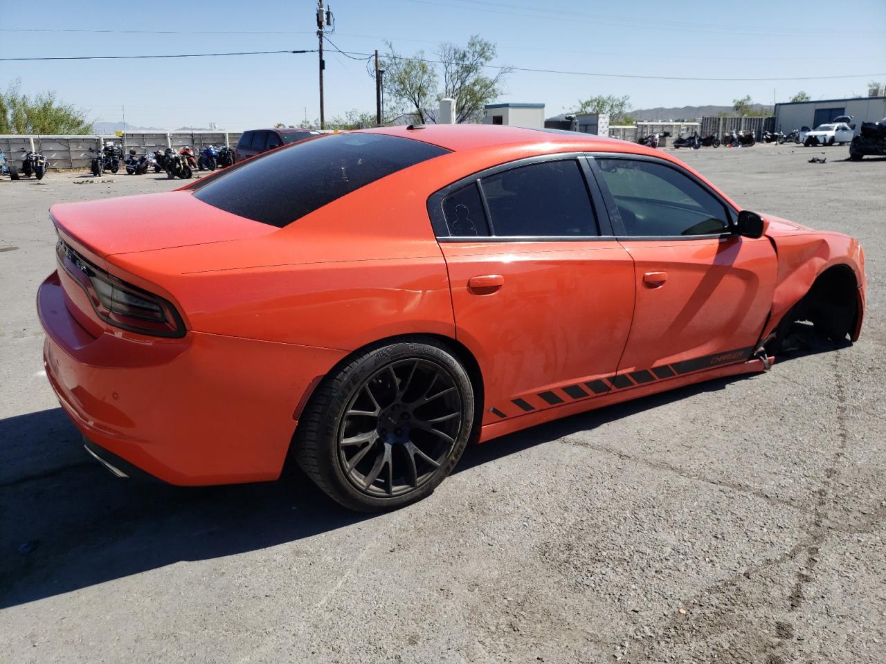 2020 Dodge Charger VIN 2C3CDXBG7LH211558 Copart auction photo, front end damage thumbnail 3