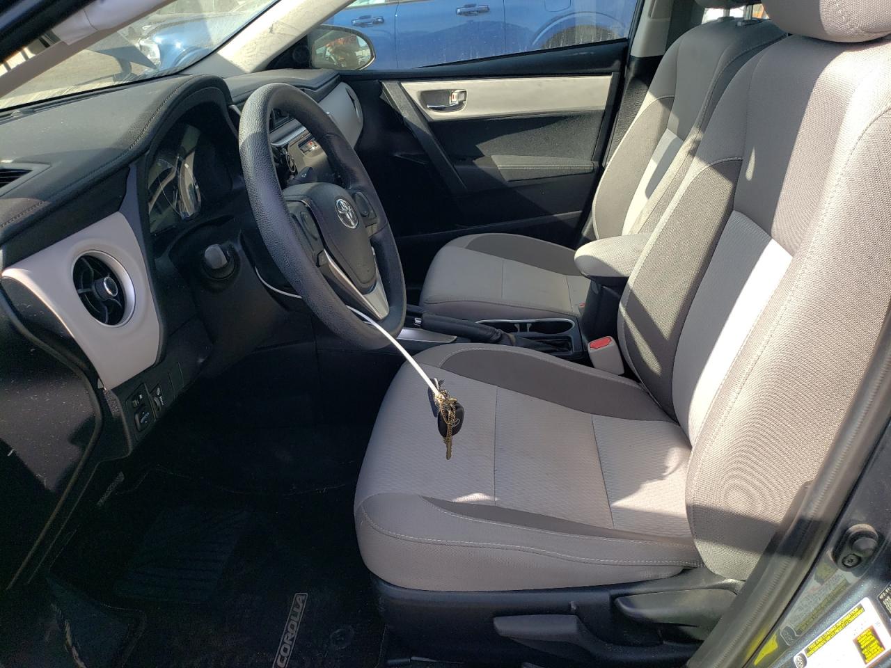 2017 Toyota Corolla VIN 2T1BURHEXHC812943 Copart auction photo, front end / side damage thumbnail 7
