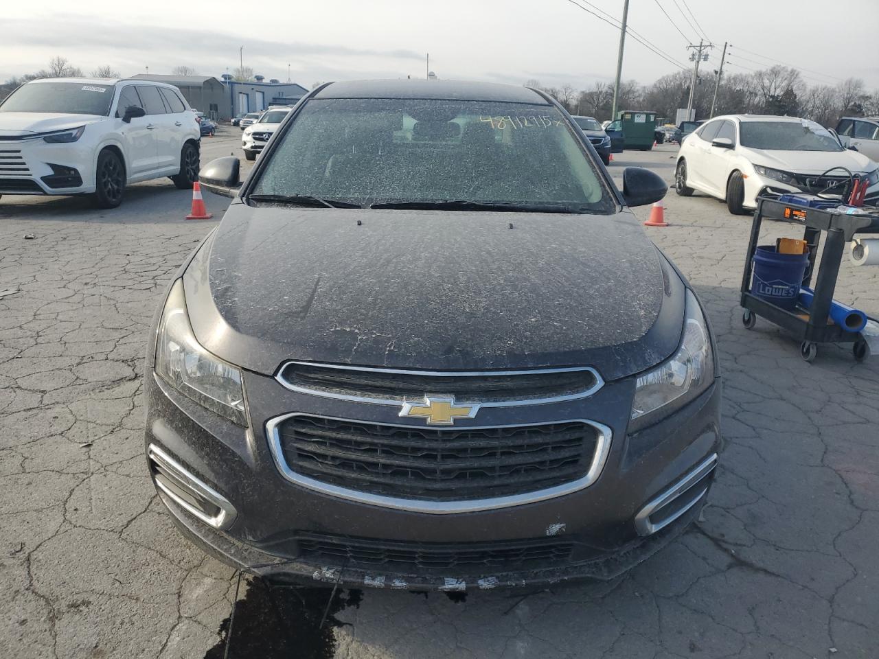 2015 Chevrolet Cruze VIN 1G1PE5SB5F7176840 Copart auction photo, side / rear end damage thumbnail 5