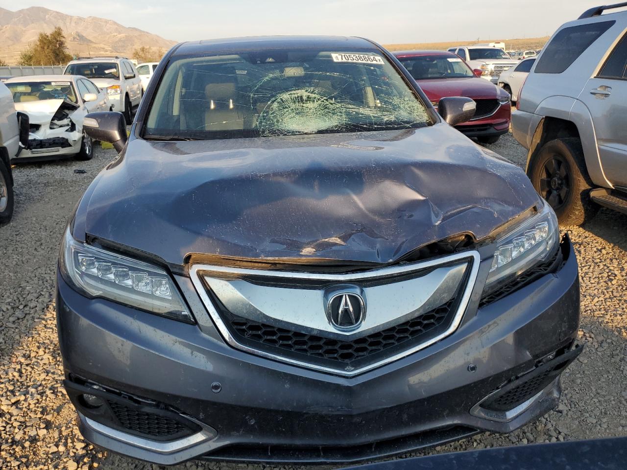2017 Acura RDX VIN 5J8TB4H77HL039423 Copart auction photo, front end damage thumbnail 5