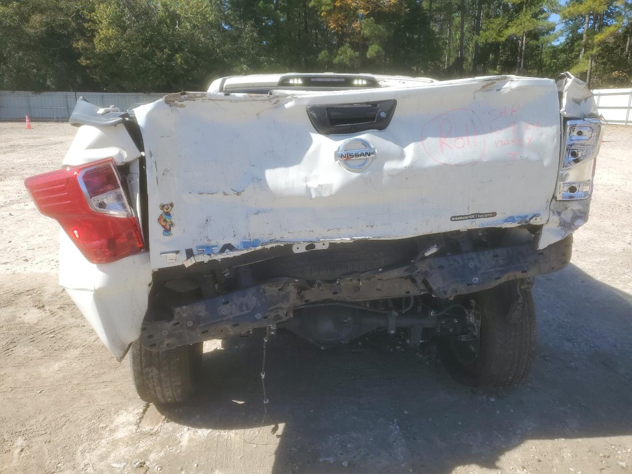 2021 Nissan Titan VIN 1N6AA1EC2MN503772 Copart auction photo, rear end damage thumbnail 6