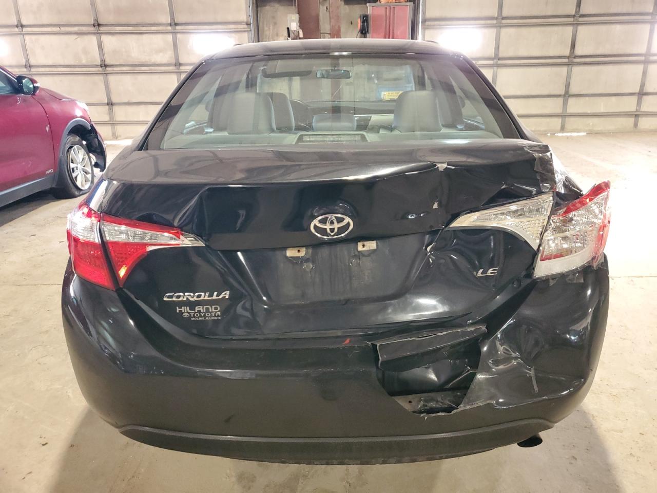 2015 Toyota Corolla VIN 5YFBURHE6FP242341 Copart auction photo, rear end / minor dent/scratches damage thumbnail 6