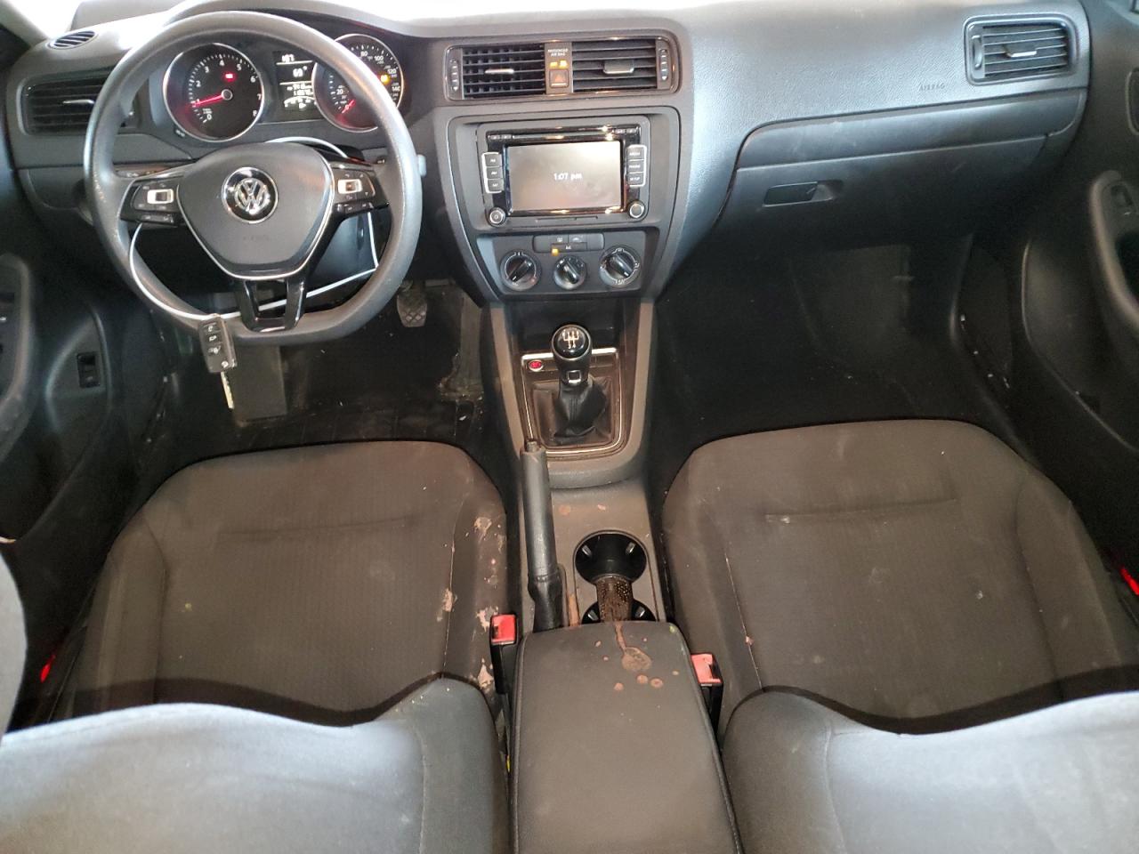 2015 Volkswagen Jetta VIN 3VW1K7AJ3FM304960 Copart auction photo, rear end damage thumbnail 8