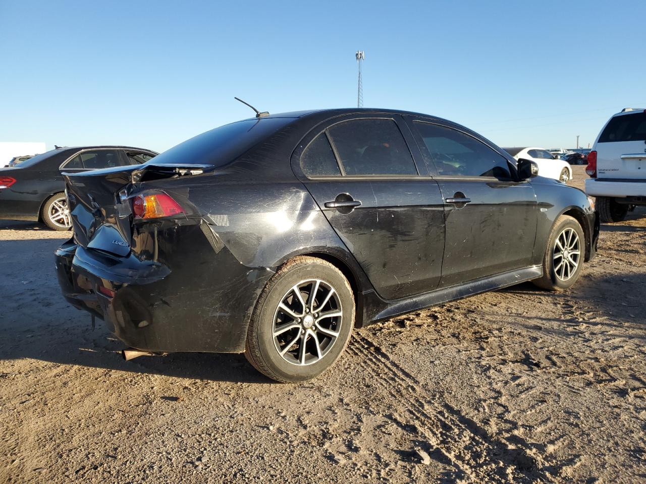 2017 Mitsubishi Lancer VIN JA32U2FU0HU003969 Copart auction photo, rear end / minor dent/scratches damage thumbnail 3