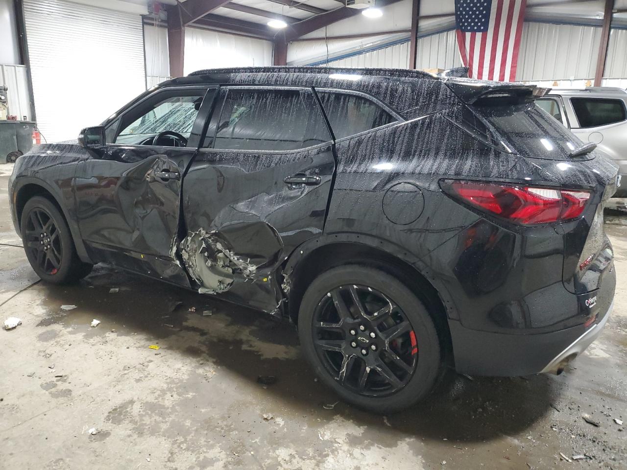2020 Chevrolet Blazer VIN 3GNKBHR48LS659634 Copart auction photo, side damage thumbnail 2