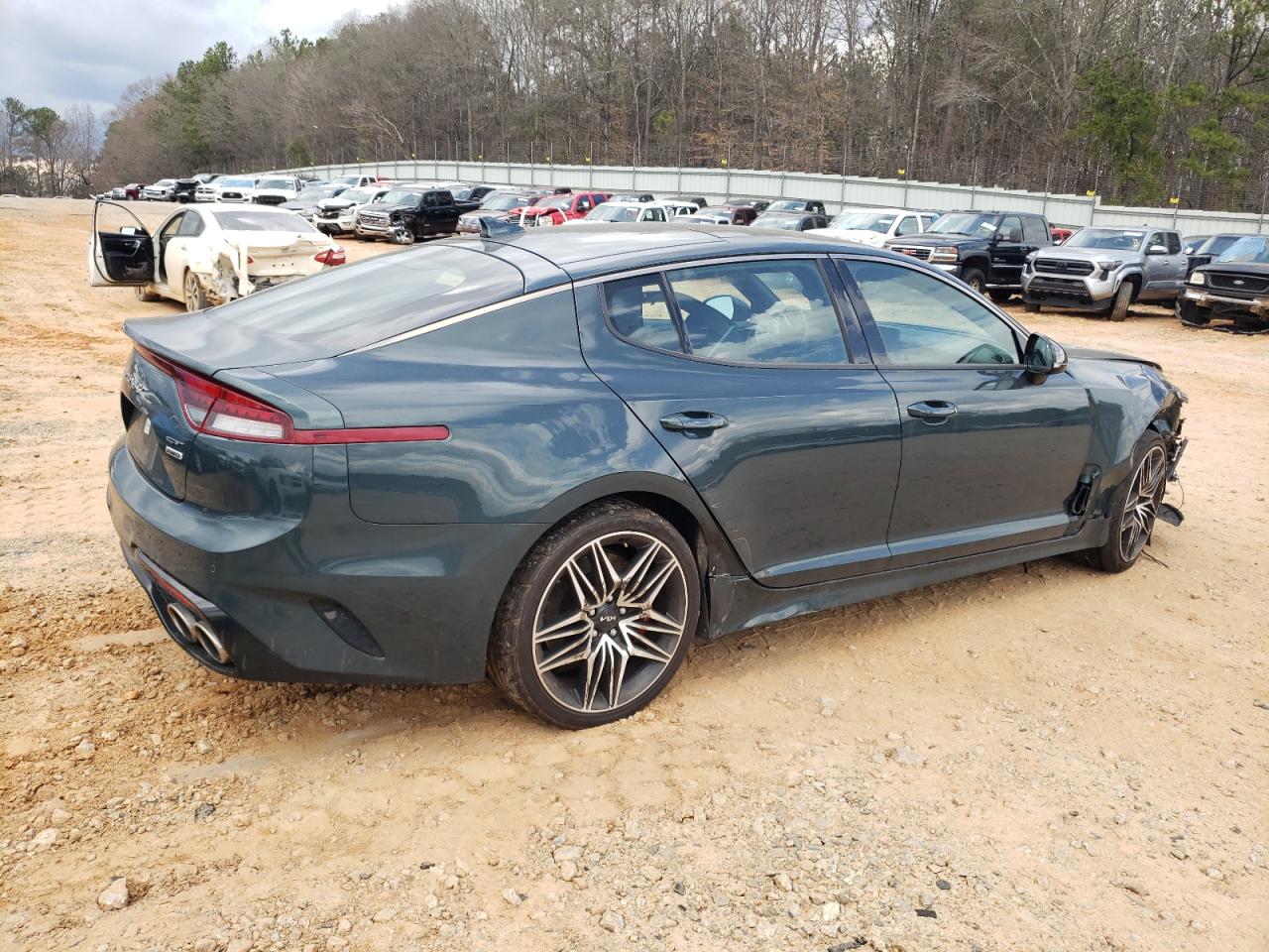 2022 KIA Stinger VIN KNAE45LC1N6109985 Copart auction photo, front end damage thumbnail 3