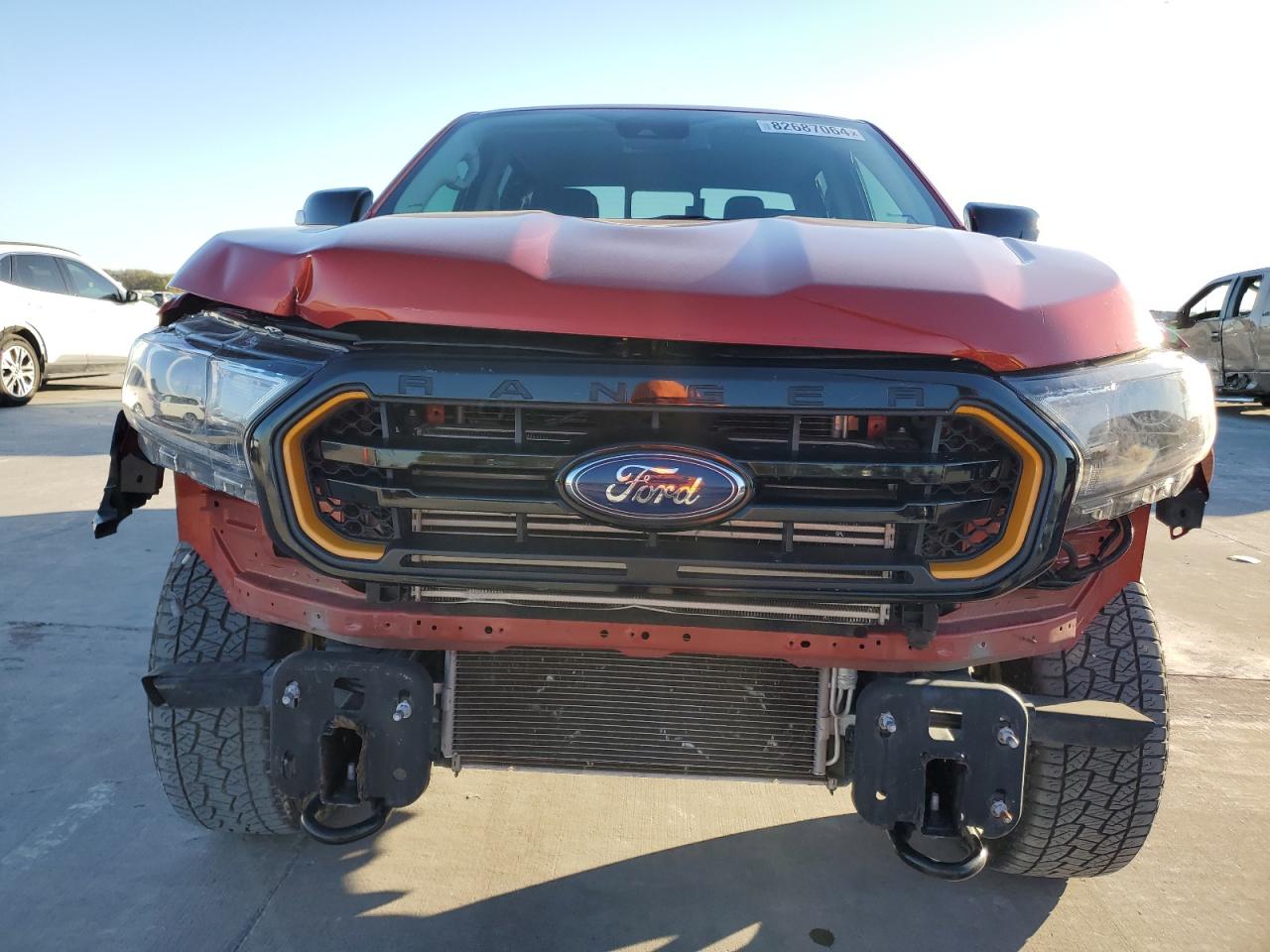 2022 Ford Ranger VIN 1FTER4EH2NLD02414 Copart auction photo, front end damage thumbnail 5
