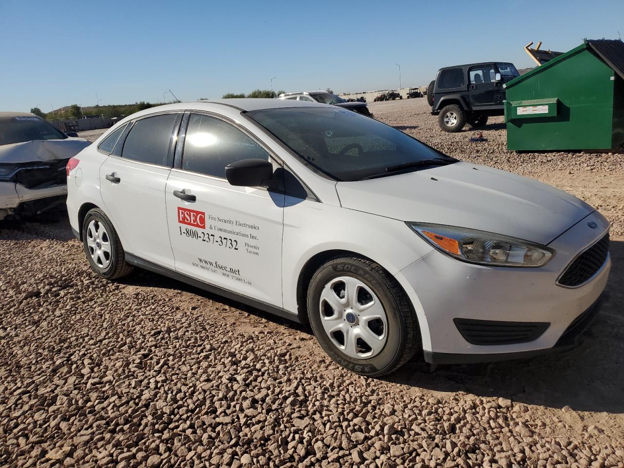 2015 Ford Focus VIN 1FADP3E22FL369576 Copart auction photo, mechanical damage thumbnail 4