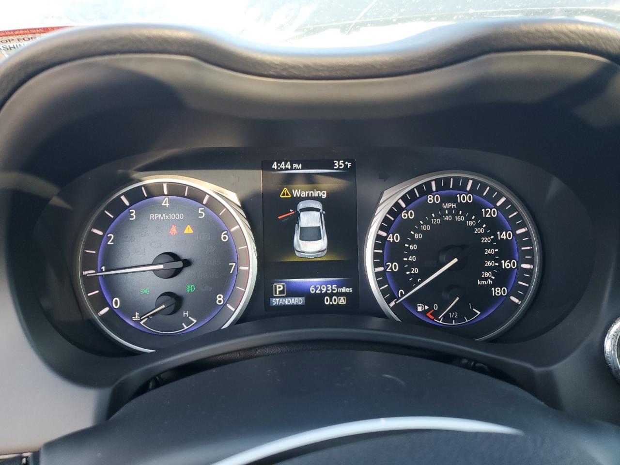 2017 Infiniti Q60 VIN JN1CV7EL7HM320238 Copart auction photo, front end damage thumbnail 9