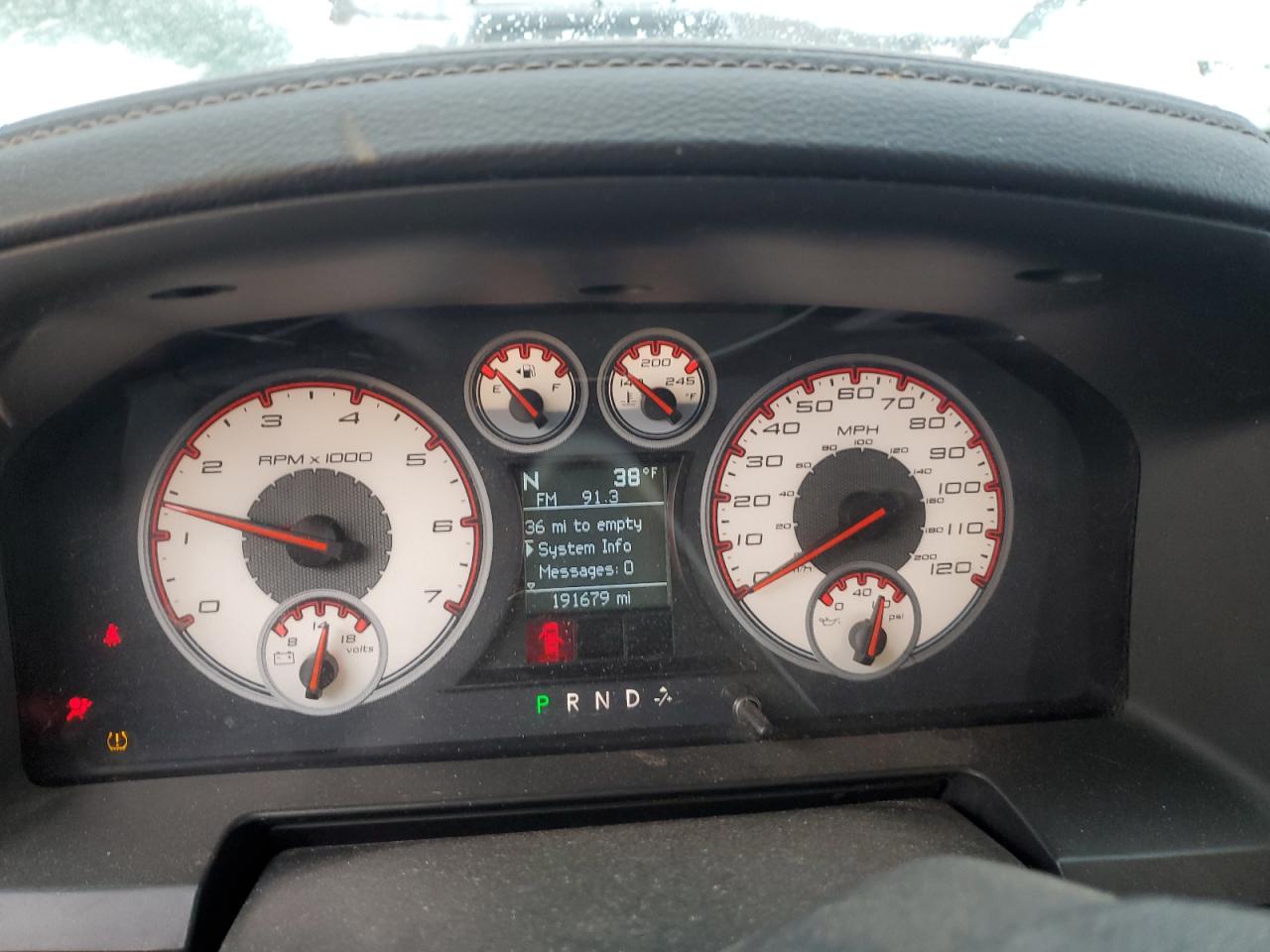 2009 Dodge RAM VIN 1D3HV18T69S785822 Copart auction photo, side / front end damage thumbnail 9