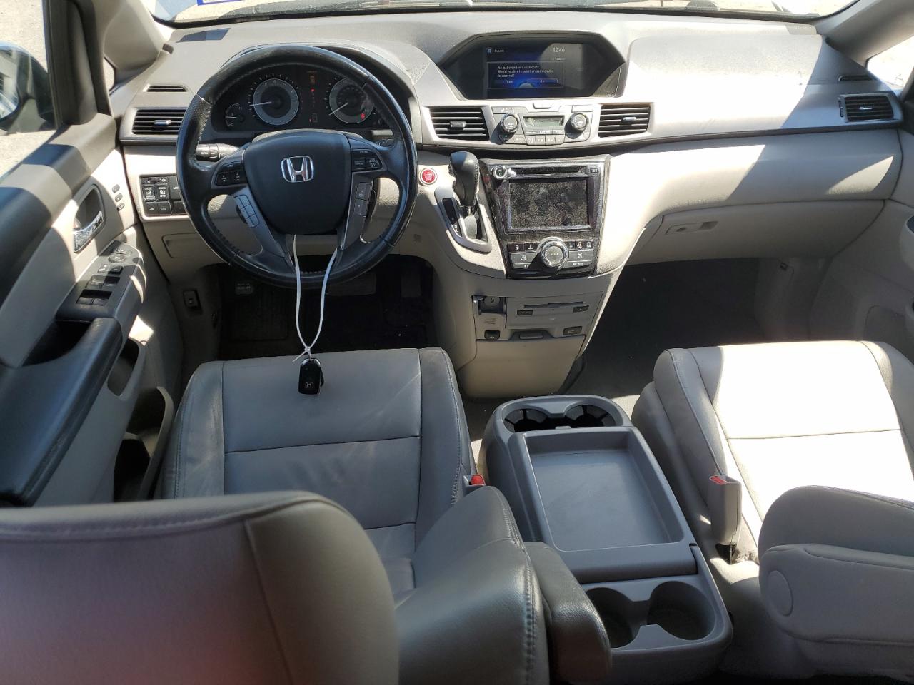 2014 Honda Odyssey VIN 5FNRL5H93EB077405 Copart auction photo, front end damage thumbnail 8